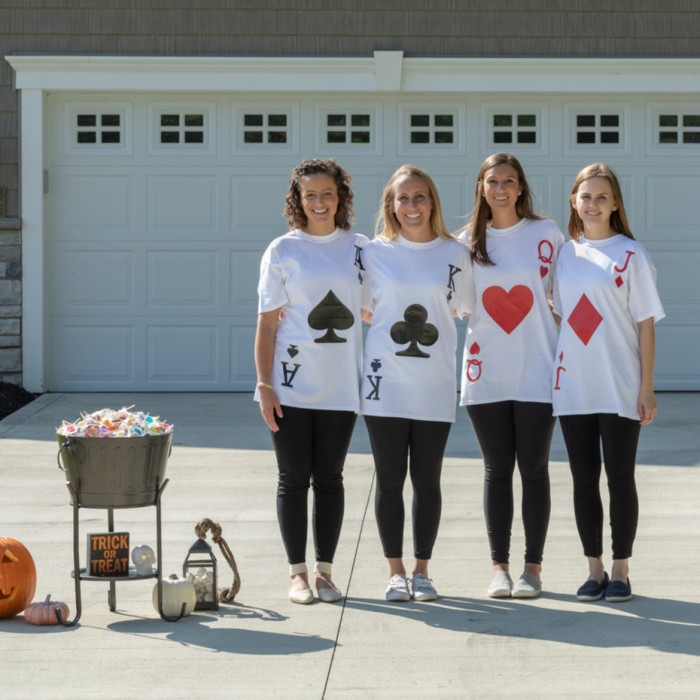 Playing Card Duck Tape Shirt Costume.