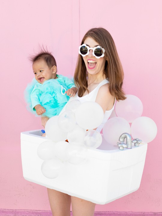 DIY Bubble Bath Family Costume