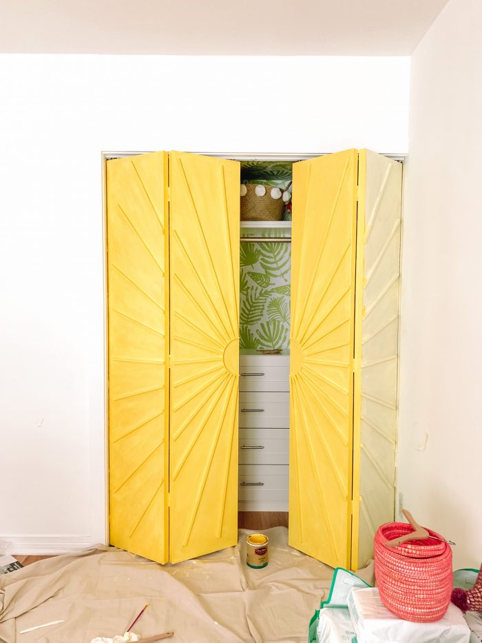 How To Make Sunburst Closet Doors