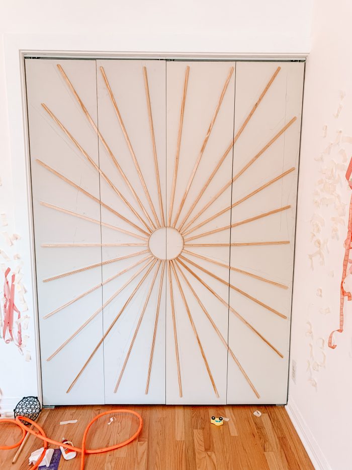 How To Make Sunburst Closet Doors