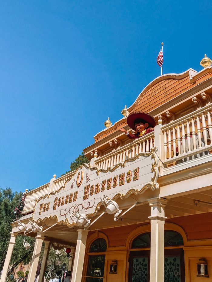 Miguel Character Greeting at The Golden Horseshoe Disneyland