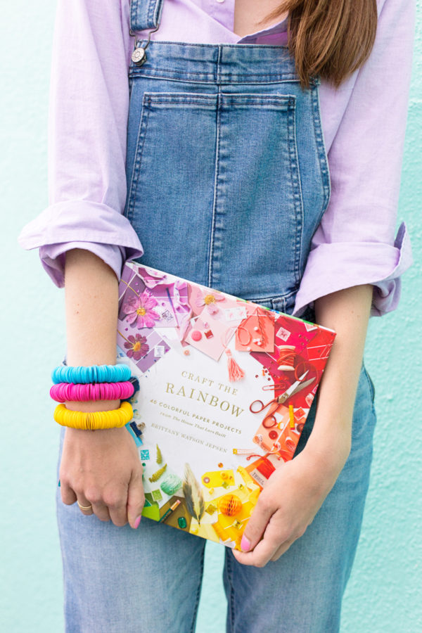 Someone holding a craft book