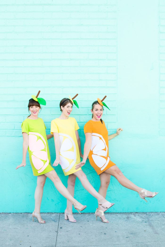 DIY Citrus Slice Costumes