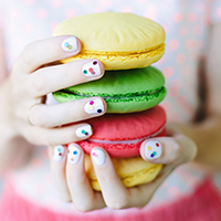 DIY Confetti Manicure