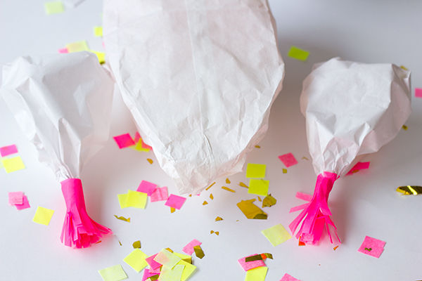 DIY Confetti Stuffed Turkey