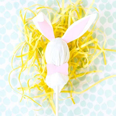 DIY Easter Bunny Lollipops