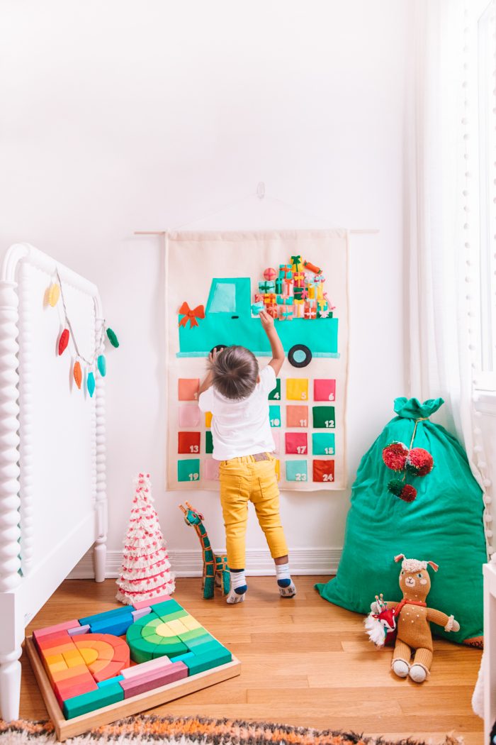 DIY Felt Truck Advent Calendar