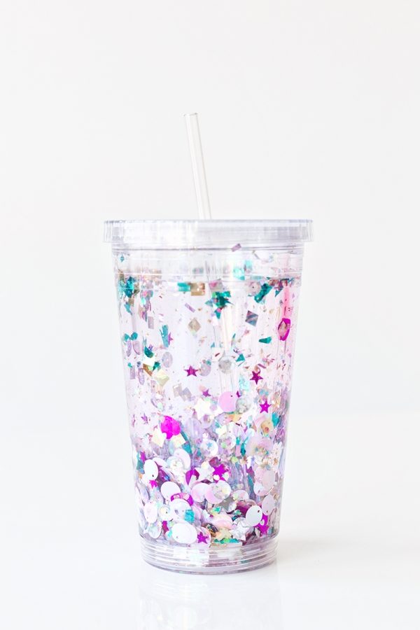 Glitter cup