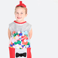 DIY Gumball Machine Costume