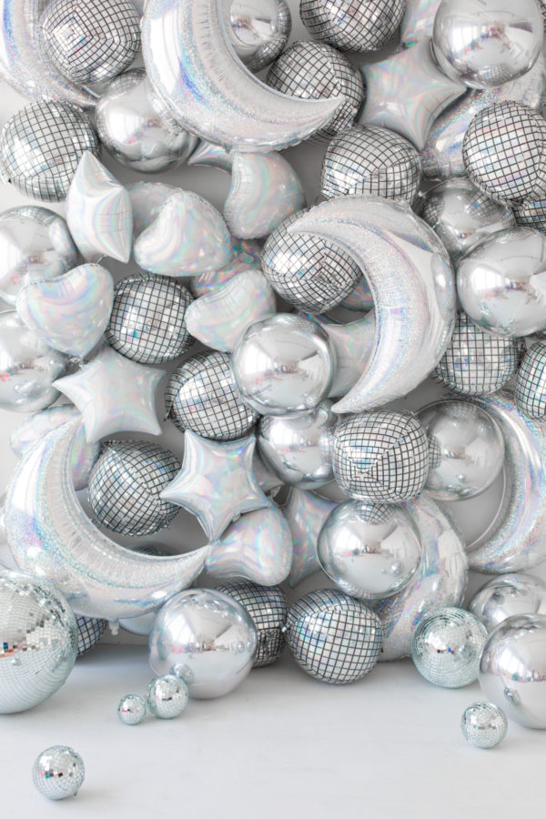 Silver balloons