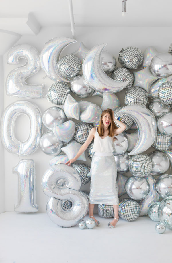 Silver balloons