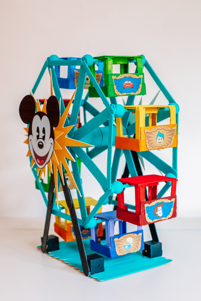 Popsicle stick Ferris wheel from Disney California Adventure