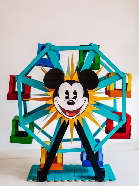 How To Make A Popsicle Stick Ferris Wheel (+ Pixar Pal-A-Round!)