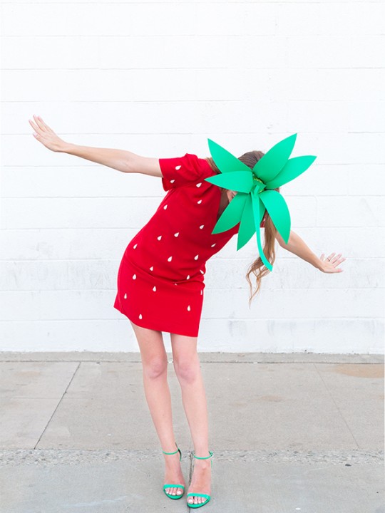 DIY Strawberry Costume