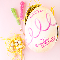 DIY Easter Egg-Gram