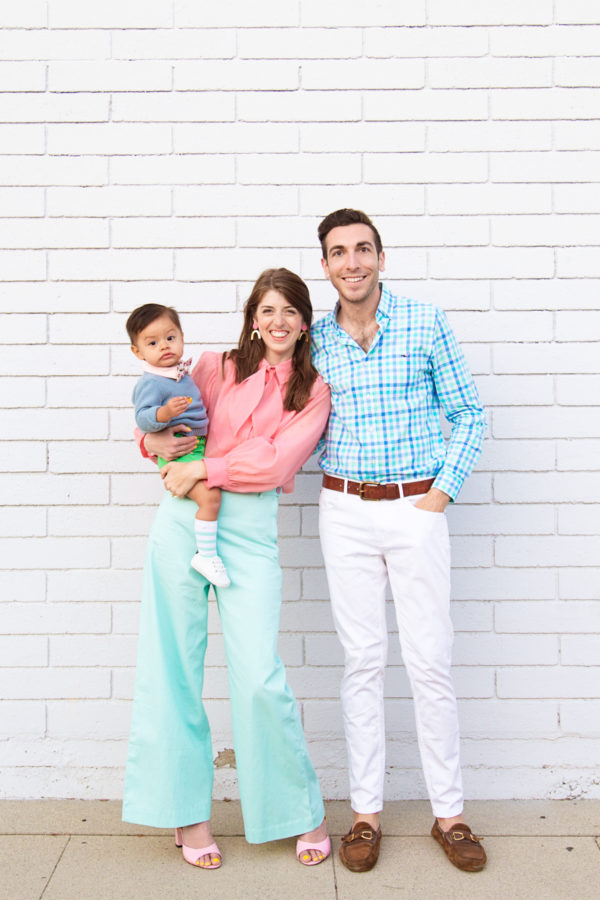 Three people posing for a photo