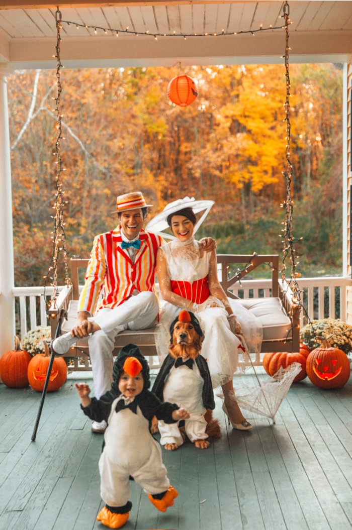 Family Mary Poppins Halloween