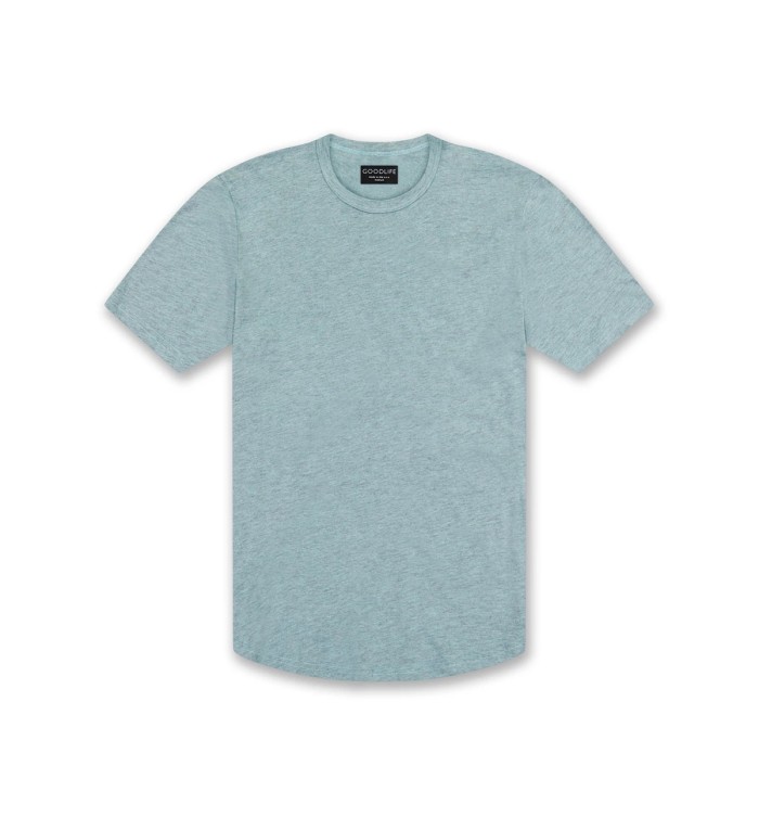 Aqua t-shirt on white background