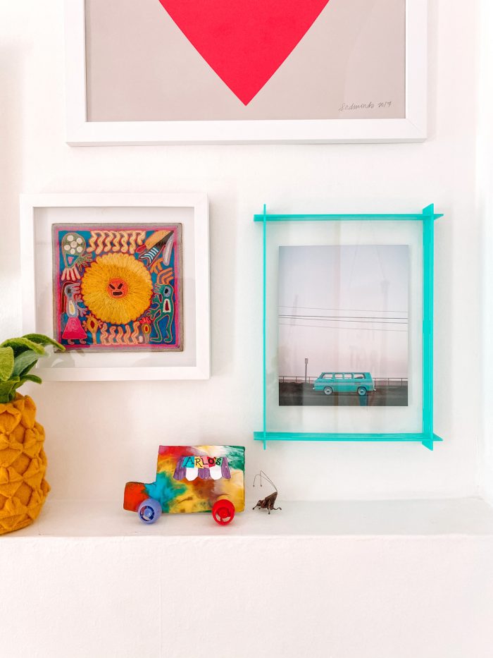 Neon Acrylic Floating Frame