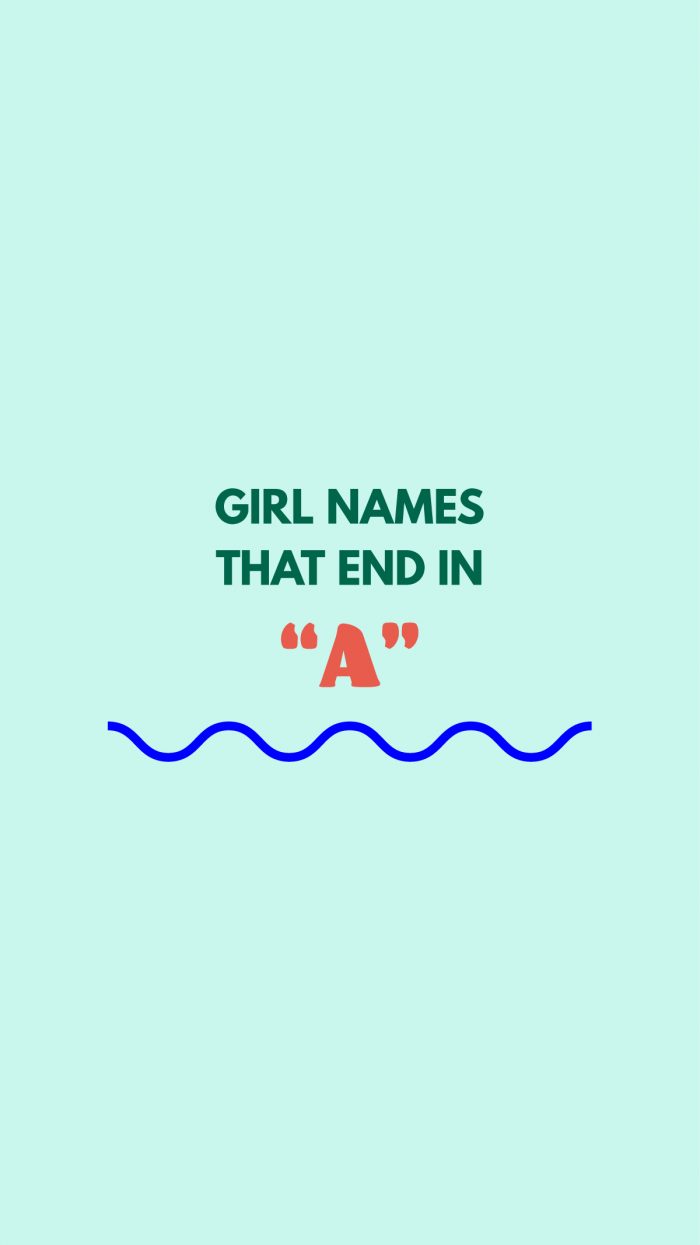 Girl Names That End in A