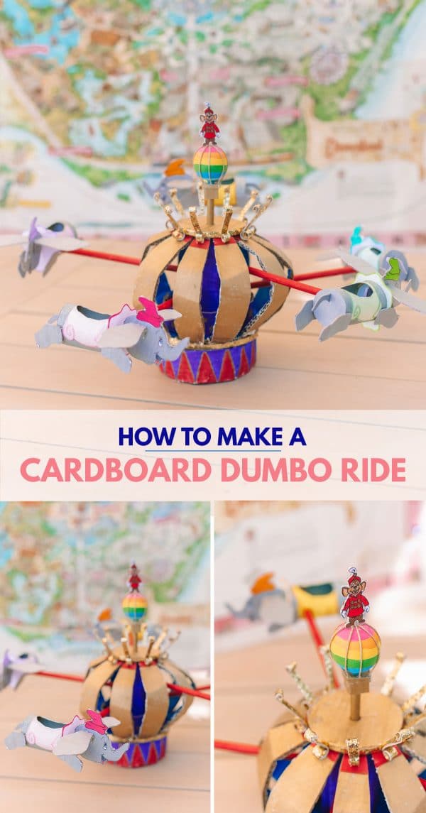 How To Make A Cardboard Dumbo Ride (From Disneyland!)