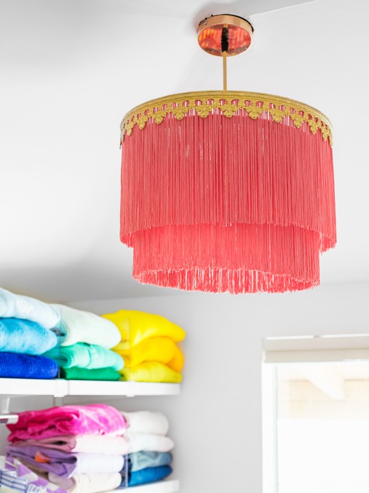 How To Make a Fringe Chandelier