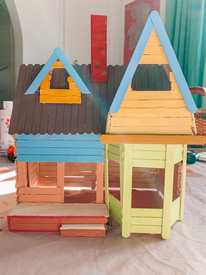 How To Make A Popsicle Stick Disney Up House