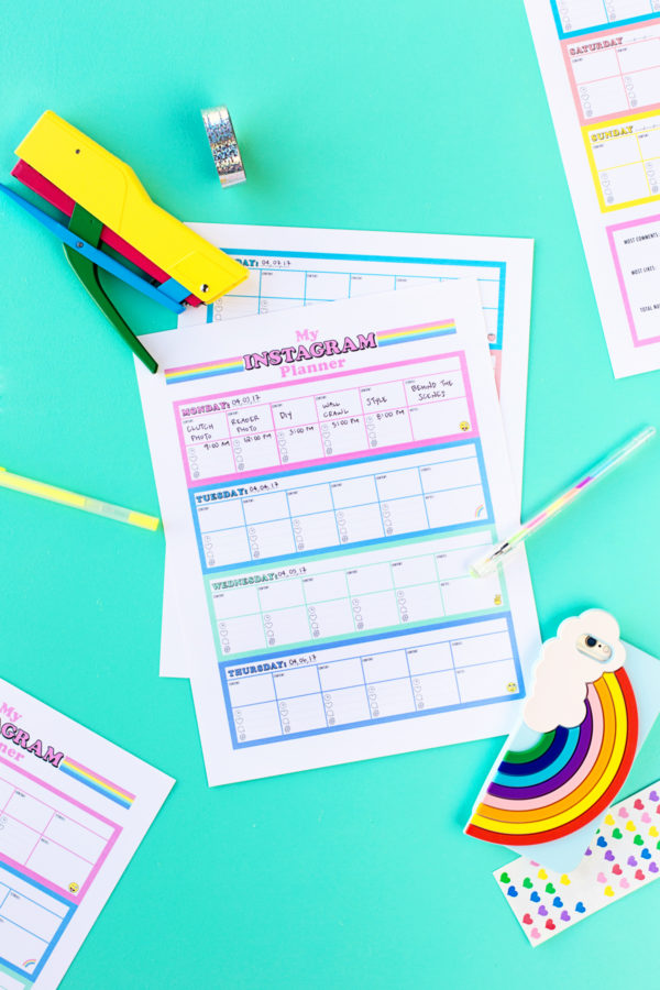 Colorful calendars 