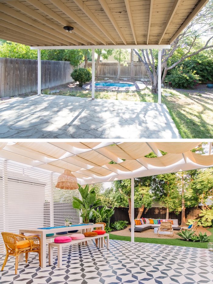 Colorful California Backyard Renovation: Before and After