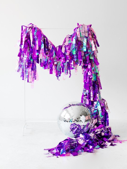 DIY Mylar Party Streamers