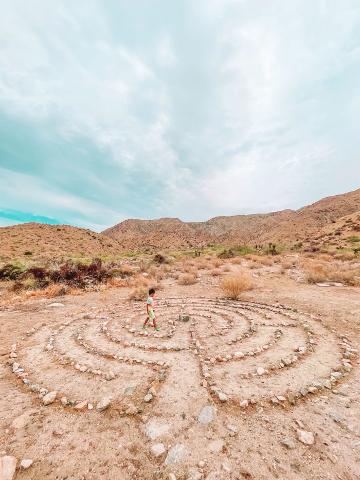 Meditation Labyrinth at Oeste in Yucca Valley