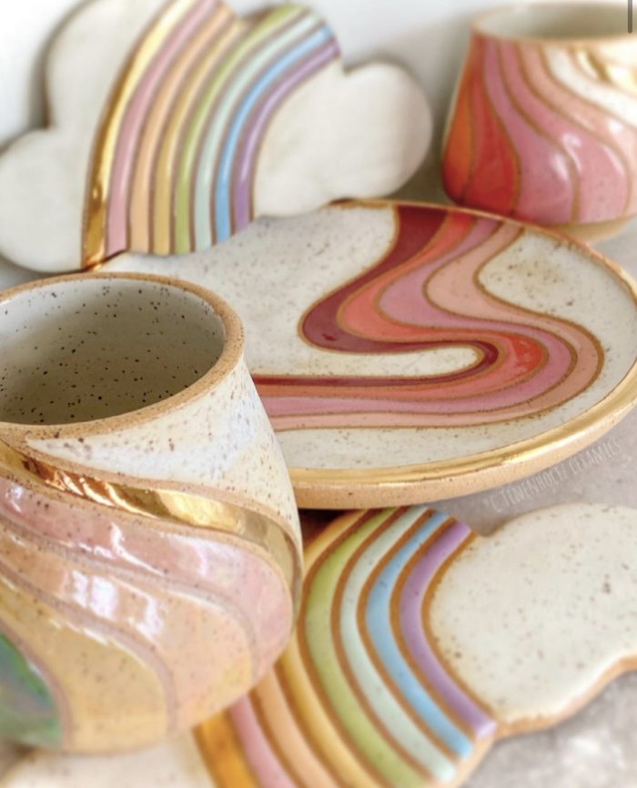 Pastel Christine Tenenholtz Ceramics