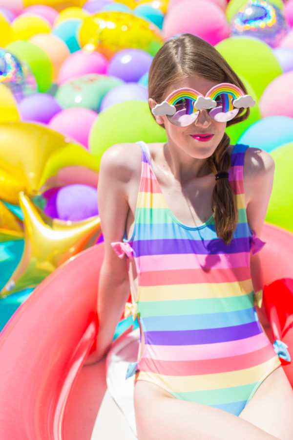 Epic Balloon Pool Party!