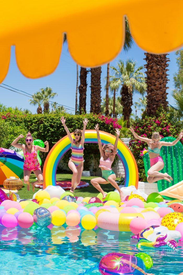 Epic Balloon Pool Party!