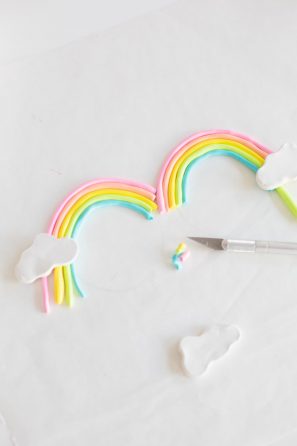 DIY Clay Rainbow Sunglasses