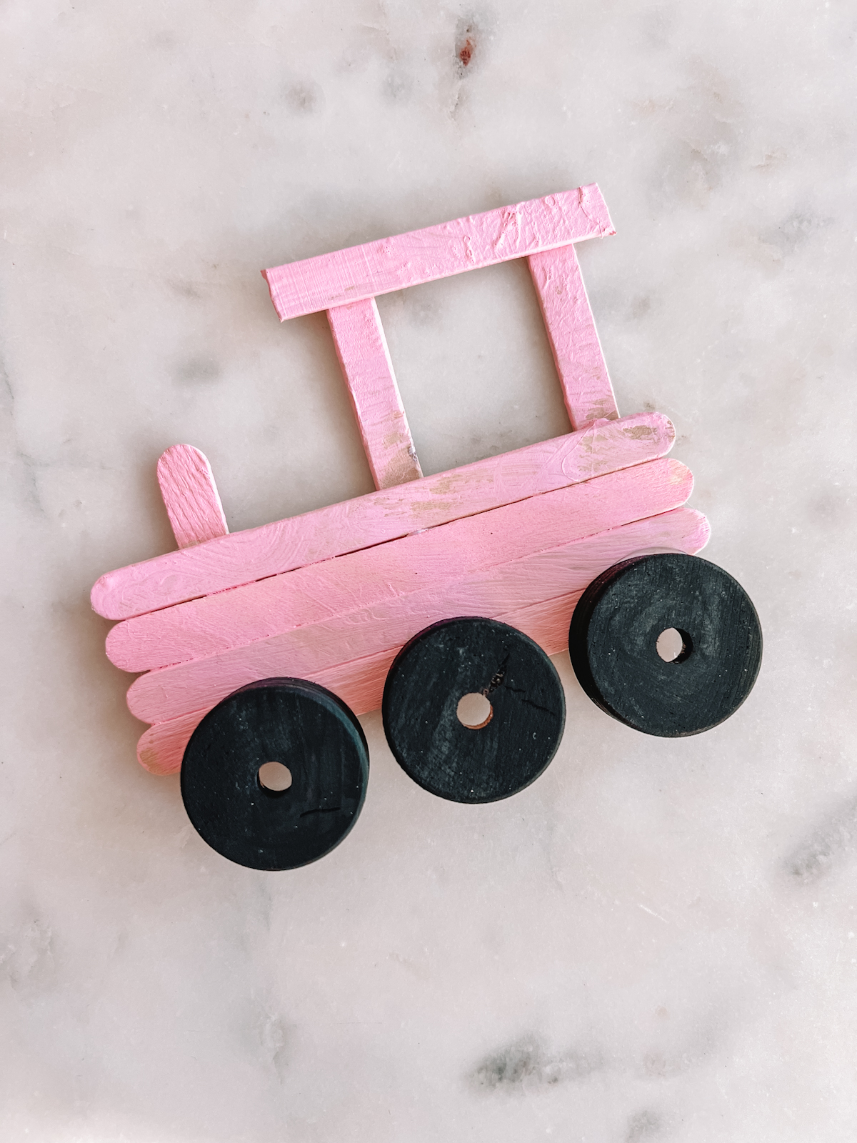 popsicle stick train step