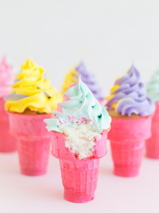 How To Make Ice Cream Cone Cupcakes