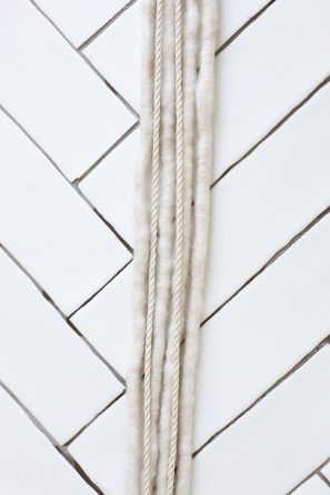 A close up of rope