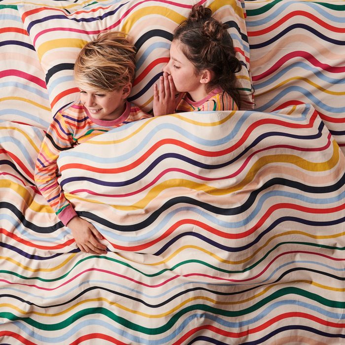 Rainbow Wave Kip and Co Kids Bedding