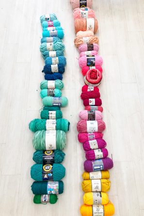 Colorful yarn