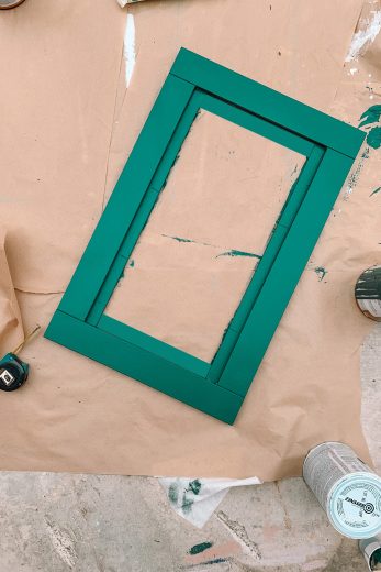 Green Painted IKEA Drawer Fronts