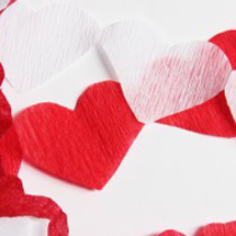 DIY Heart Streamers