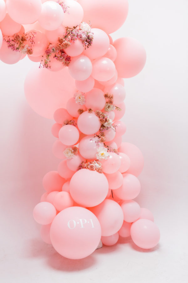 Pink balloons