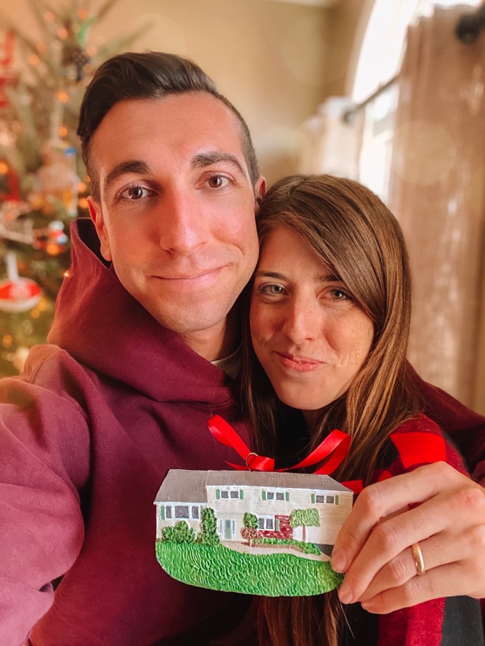 Couple with House Ornament