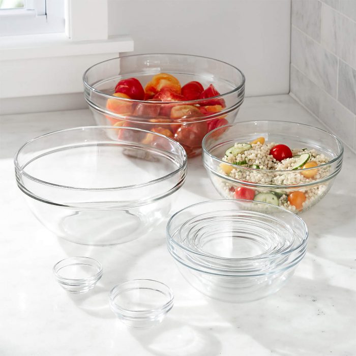 Set of Glass Nesting Bowls