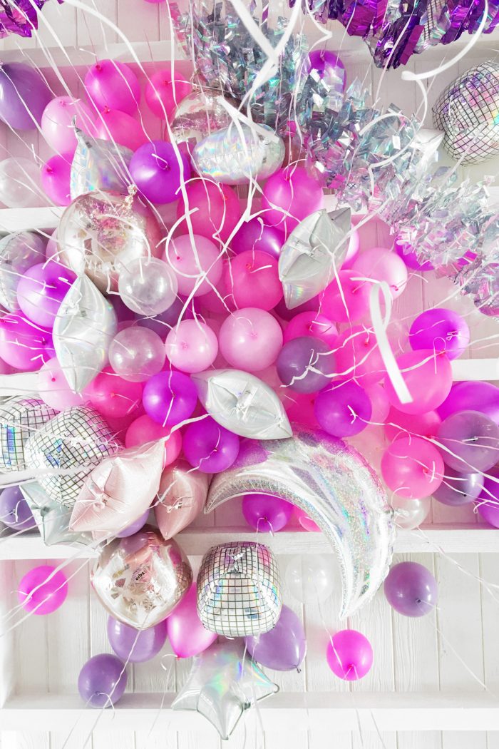 Slumber Party Balloon Ceiling