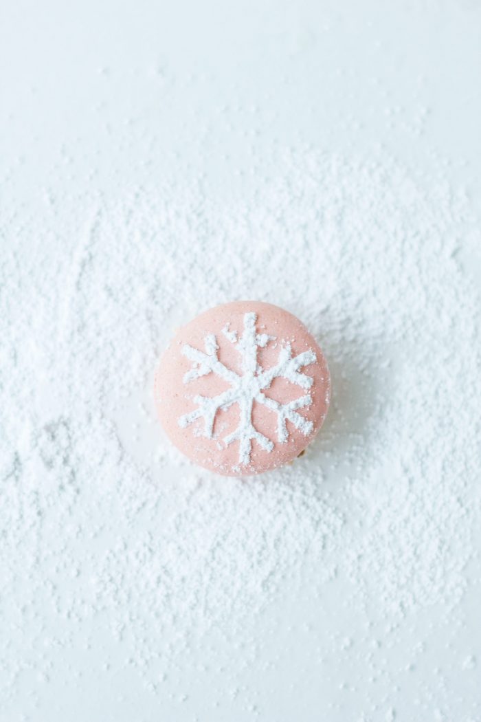 Snowflake Macarons