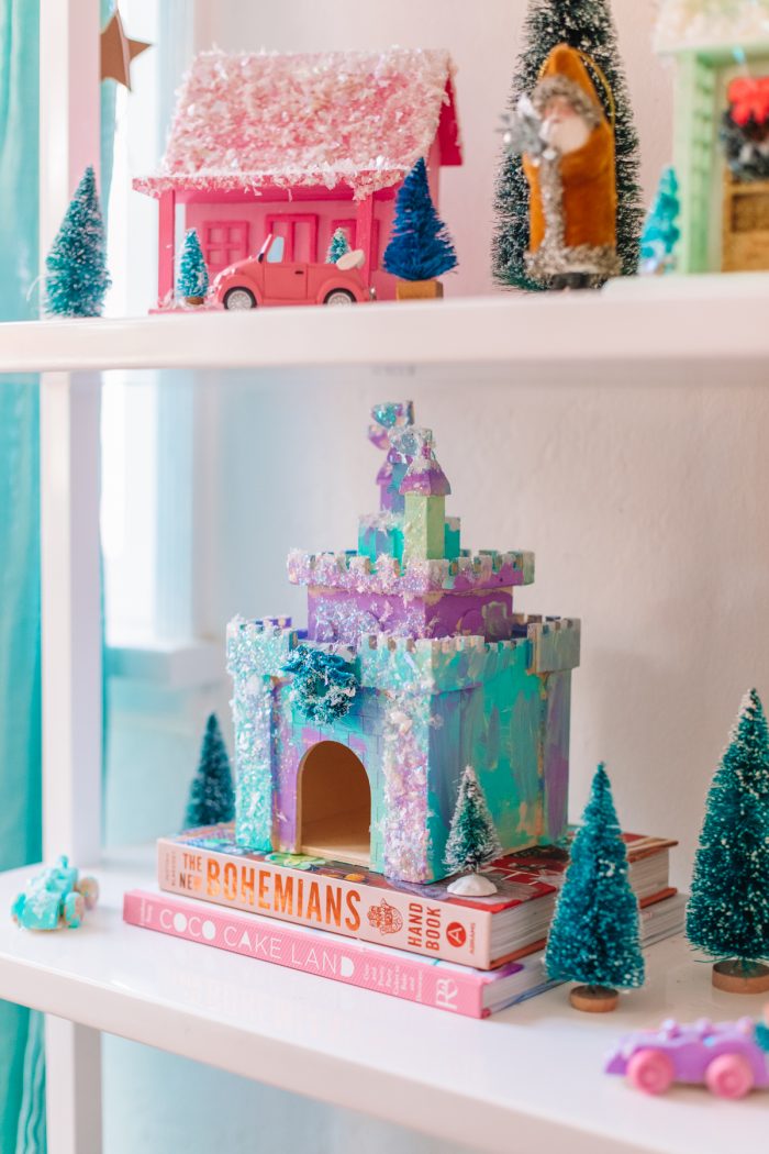 DIY Christmas Village Castle