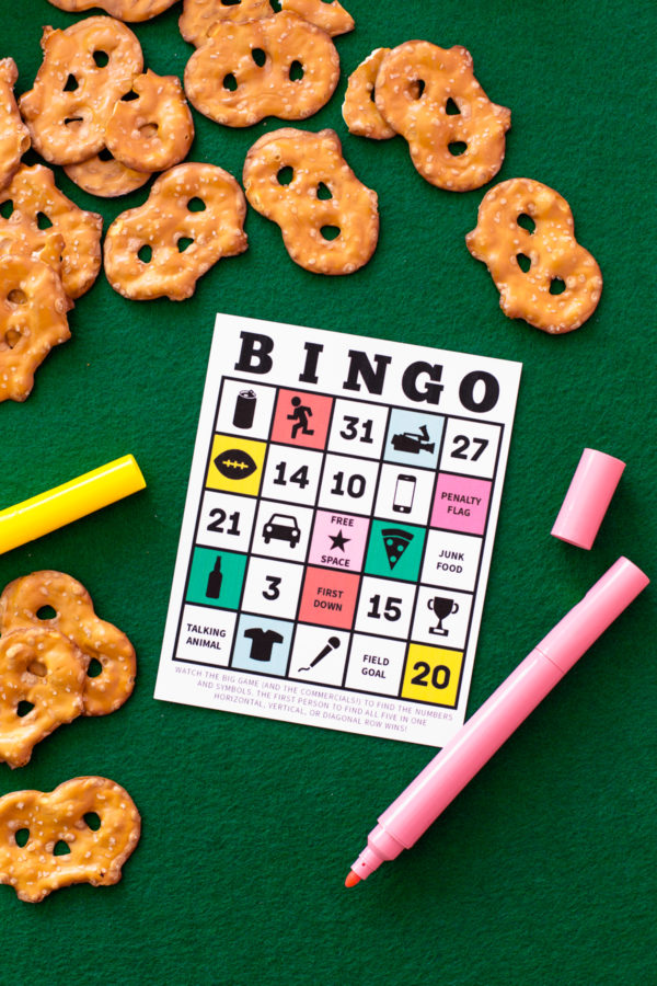 Bingo and pretzels 