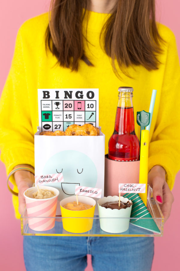 Bingo and snacks